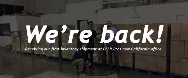 DSLR Pros Returns Under New Ownership - DSLRPros Official Blog