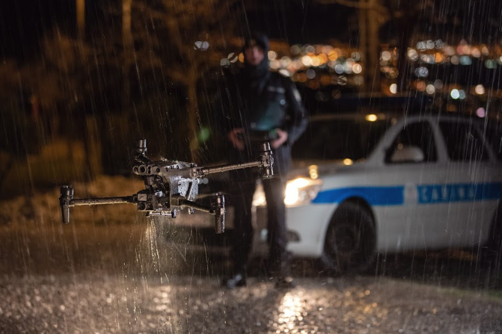 Matrice 30T drone used by police