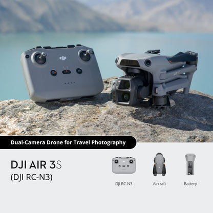 DJI Air 3S (DJI RC-N3) package inclusions