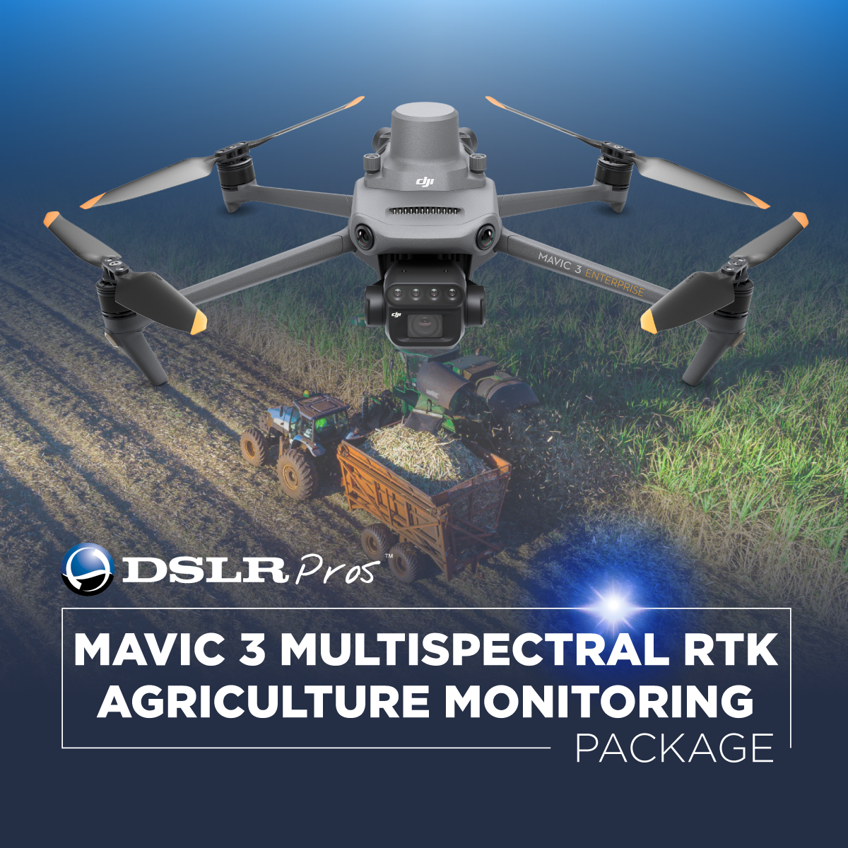 DSLRPros DJI Mavic 3 Multispectral RTK Agriculture Monitoring Package