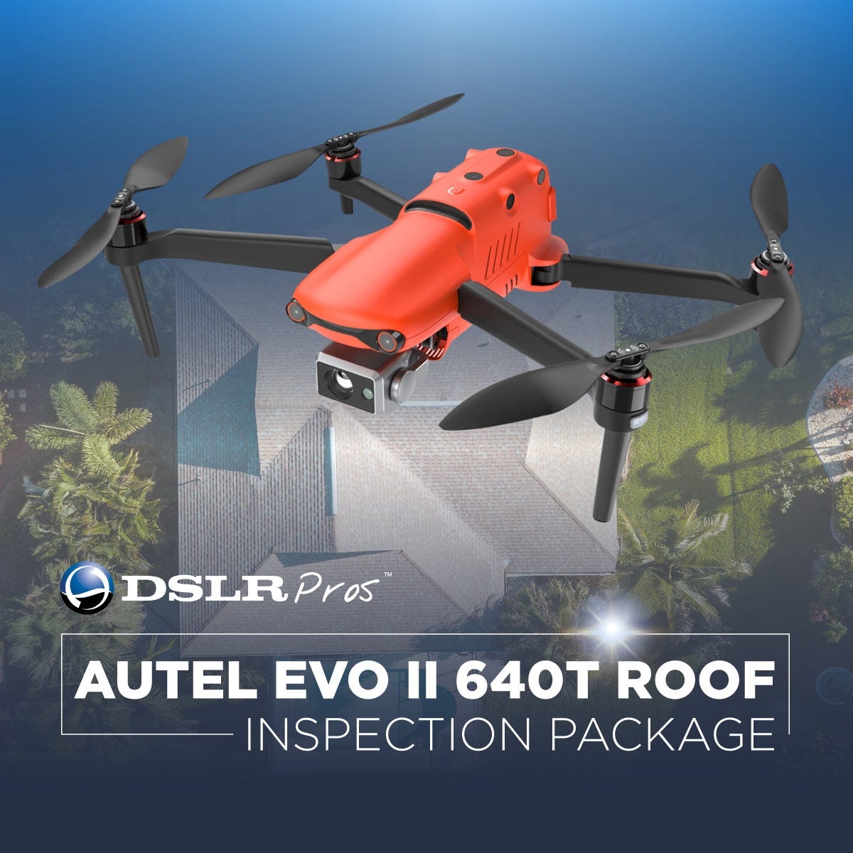 Autel EVO II 640T Roof Inspection Package, optimized for roof inspections and aerial surveys.
