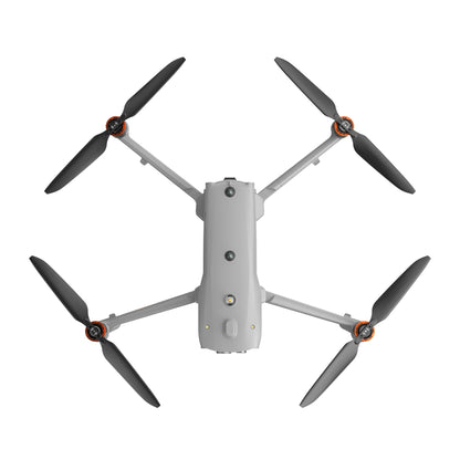 Top view of Autel drone with four extended propellers