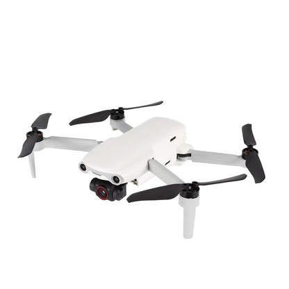 White Autel EVO Nano drone flying, front view showing camera