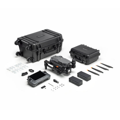 Complete DJI Matrice 30T Thermal drone bundle with carrying case, remote, and extra accessories