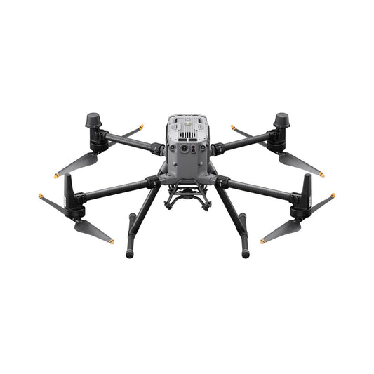 DJI Matrice 350 RTK drone equipped with imaging sensors for surveying