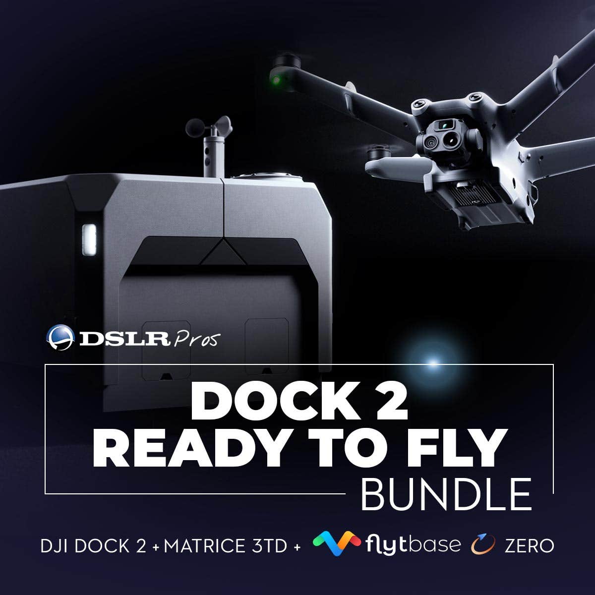 DSLRPros Dock 2 Ready-to-Fly Bundle with DJI Dock 2 and Matrice 3TD drone